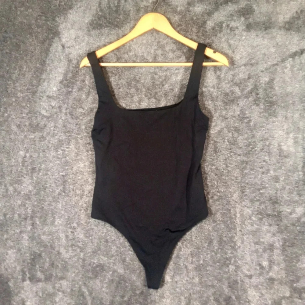 Babaton aritza bodysuit or swimsuit thong style black size large